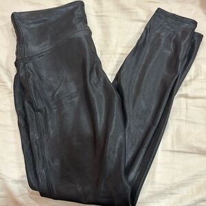New never worn faux leather spanx